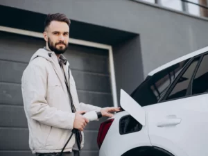 montaż stacji ładowania samochodu elektrycznego